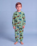Kamyon Desenli Pamuklu Pijama Takımı — 1